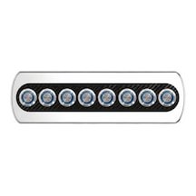 Labarka 8'li Krom Switch Panel Sigortalı 12-24V