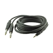 Powermaster 3.5 Mm Stereo E-2x6.3mm Mono Erkek Kablo 3 Metre-187613