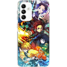 Samsung Galaxy A05s Uyumlu Demon Slayer Efsanesi:iblis Avcıları Baskılı Silikon Kılıf Renkli