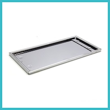 Bezos Dikdörtgen Krom Plakalık Araba Plaka Altlığı 30x16cm Dfnbez