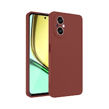 Realme 12 Lite Kılıf First Silikon - Bordo Bz8683140862152
