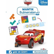 Disney Eğitsel Pixar Arabalar Çıkartmalı Mantık Bulmacaları 6+Yaş- Beta Kids