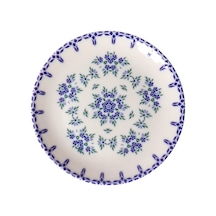 Güral Porselen Azulejos Servis Tabağı 25 Cm 3 Adet Çok Renkli