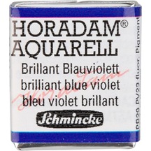 Schmincke Horadam Aquarell Artist Sulu Boya Brilliant Blue Violet Yarım Tablet
