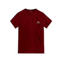Raru Agnıtıo Erkek Pamuklu Bordo Günlük T-Shirt