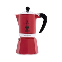 Bialetti Moka Pot Rainbow 6 Cup Kırmızı