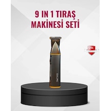 9 U 1 Arada Çoklu Bakım Tıraş Seti Profesyonel Saç Sakal Kesme