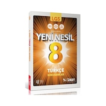 Sınav Yayınları 8. Sınıf LGS Yeni Nesil Türkçe Soru Bankası
