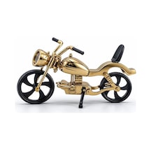 Pirinç Motosiklet Maketi Dekoratif Motor Modeli 3203
