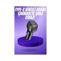 Mey İthalat 38w Usb Type-c Girişli Oto Çakmaklık Araç İçi Hızlı Şarj Çakmaklık Şarj Aleti