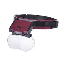 - Lens Takmalı 4 Lens , Led Lambalı Şapka Tip Büyüteç