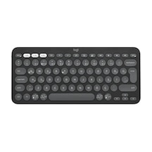 K380s Pebble Keys 2 Çoklu Cihaz Özellikli Bluetooth Türkçe Q Klavye Gri 920-011859