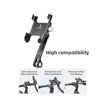Ulzyvf Dağ/yol Bisikletleri İçin 360 Ayarlanabilir Alüminyum Telefon Tutucu - Titreme Önleyici Gps Diğer