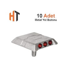 Ankrajlı Metal Yol Butonu Seti 10 X 10 X 2,1 Cm
