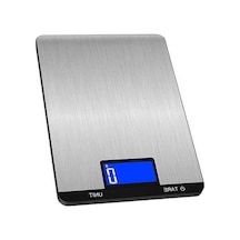 Novahub Yüksek Hassasiyetli Mutfak Terazisi - 7 Birim, Lcd Ekran, Tare Fonksiyonlu Siyah