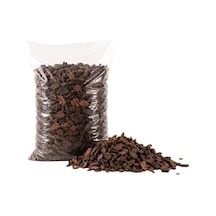 100% Doğal Çam Kabuğu, 1 Litre Orkide Toprağı, Organik Besin 0.1 KG