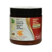 Bio Keratin Gold Argan Keratin Yağlı Saç Bakım Maskesi 500 ML