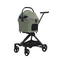 Cosmotex Eurodog Katlanabilir Köpek Arabası Yeşil 66x52x110
