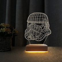 3D Star Wars Askeri Tropper Lamba Çocuk Odası Gece Lambası