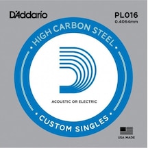 Pl016 Elektro Ve Akustik Tek Tel Plain Steel 016