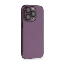 Cosmotex Newface İphone 13 Pro Max Kılıf Armada Lensli Kapak - Derin Mor
