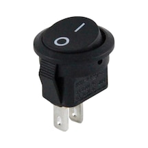 Powermaster Mini Yuvarlak 2 Pin Işıksız On-off Anahtar Ic-134e-180333