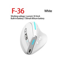 Zelotes F-26c F35 F36 F17 Ergonomik Dikey Fare 2.4g Kablosuz Oyun Fareler Usb F36 2400dpı White Diğer
