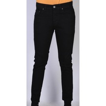 Factor Erkek Siyah Renk Premium Denim Slim Fit Pantolon 001