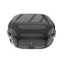 Samsung Galaxy Buds 4 Pro Kılıf Airbag Transparan Silikon Füme