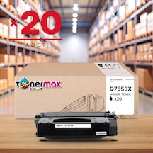 Hp Laserjet M2727nfs Mfp Muadil Toner Çipli Q7553x 20'li 7.000 Sayfa