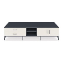 Kronos Tv Ünitesi 2 Raflı 2 Çekmeceli 2 Kapaklı 220x59x51 Antrasit-aytaşı Aytası/aytası - Antrasıt