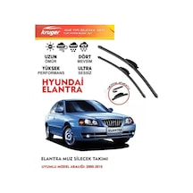 Elantra Cam Muz Muz Silecek Takımı 1.6 Motor Araca Özel Aparat 2000- 2010 Arası