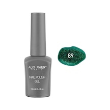 Işıltılı Yeni Yıl Yeşili Kalıcı Oje 89-yoğun Renk Veren Jel Oje 12 Ml-nail Uv Gel Polish 89