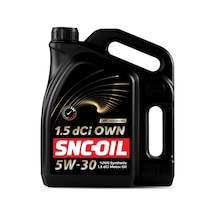 Snc Oil 1.5 Dci Own 5W-30 Motor Yağı 5 L