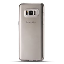 Samsung Galaxy S8 Kilif Soft Silikon Seffaf-Siyah Arka Kapak 187658027