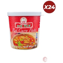 Mae Ploy Kırmızı Köri Ezmesi Red Curry Paste - 400 Gr 24 Adet