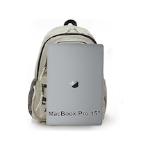 15mins Cappadocia Vintage 4007 Olympos Sırt Okul Seyahat Günlük Spor 15.6 İnç Laptop Notebook Laptop Çantası 12 Gri