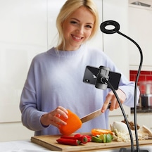 Akrobatik Işıklı Youtuberlar İçin Telefon Tutacağı