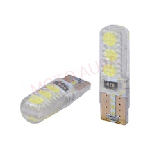 T10  6 LED' Lİ DİPSİZ AMPUL BEYAZ  MODEL-1 [ÇİFT]