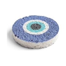 Magic Sponge Şişen Sihirli Sünger Nazar Boncuğu Desenli, Su İle Temas Ettiğinde Sünger Formunu Alır, Defalarca Kullanılabilir Sürdürülebilir