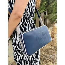 Just Polo Kadın Orijinal Just Polo Yeni Sezon Lakos Kumaş Lüks Omuz Çantası Shoulder Bag 16 X 26 Cm Lacivert - Taş