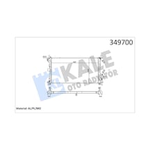 Kale 349700 Motor Su Radyatörü - Ford Focus 1998-2005 1.8 Turbo Di / Tddi Dizel Manuel Şanz. 1061191 - 1061192 - 1091934 - 1093738 - 98ab8005me - 98ab8005mf - 98ab8005pc - 98ab8005pd - Ys4z8005aa - 1671970