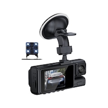 Vkemall 3 Kameralı Araç Kayıt Cihazı: Ön, Arka Ve İç Görüntüleme İle 1080p Gece Görüşü Ve Wifi Bağlantısı