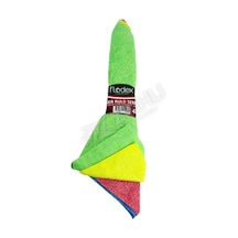 2 Adet Flodex Eko Rulo Mikrofiber Temizlik Bezi 4'lü Renkli