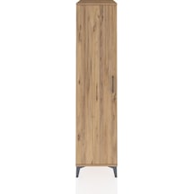 Kronos Dolap 4 Raflı Tek Kapaklı 44x59x182 Çam-çam Çam