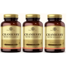 Solgar Cranberry Extract With Vitamin C 60 Kapsül 3 Adet
