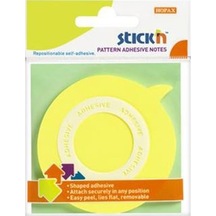Stıckn Balon Şekilli 70x70 MM Sarı 50 Yaprak Not Kağıdı 4-2154400