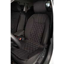 Seat İbiza Eski Lüx Oto Koltuk Minderi Ön 2'li Set Elegance Serisi Siyah