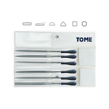 180mm Tome Saatçi Eğe Takımı Saplı 6 Parça