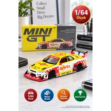 Mini Gt Nissan Skyline Lb-er34 1/64 Super Silhouette Suppaiman Okinawa Model Araba 7,2 Cm